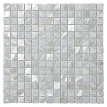 Load image into Gallery viewer, Art3d 10-Pack Oyster Mother of Pearl Square Shell Mosaic for Kitchen Backsplashes, Bathroom Walls, Spa Tile, Pool Tile
