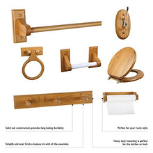 Load image into Gallery viewer, Design House 561233 Dalton Paper Towel Holder with Concealed Screws, Honey Oak, One Size
