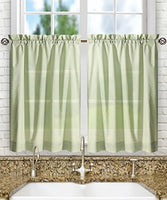 Ellis Curtain Stacey Tailored Tier Pair Curtains, 56
