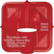 Load image into Gallery viewer, Creative Converting Touch of Color 100 Count 2-Ply Paper Dinner Napkins, Classic Red
