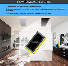 Load image into Gallery viewer, HVAC Premium 10&quot; w x 8&quot; h 1-Way Fixed Curved Blade AIR Supply Diffuser - Vent Duct Cover - Grille Register - Sidewall or Ceiling - High Airflow - White
