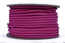 Load image into Gallery viewer, Bored Paracord Fuchsia 3/16&quot; Shock Cord Marine Grade Shock/Bungee/Stretch Cord 3/16 inch x 100 feet Several Colors - Made in USA

