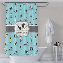 Load image into Gallery viewer, YouCustomizeIt Yoga Poses Extra Long Shower Curtain - 70&quot;x84&quot; (Personalized)
