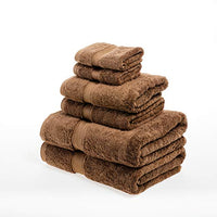 SUPERIOR Solid Egyptian Cotton 6-Piece Towel Set