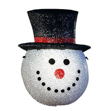 Load image into Gallery viewer, Holiday Snowman Head Porch Light Cover Snowman
