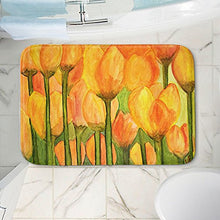Load image into Gallery viewer, DiaNoche Designs Memory Foam Bath or Kitchen Mats by Dora Ficher - Tulips, Large 36 x 24 in
