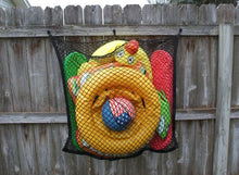 Load image into Gallery viewer, MIDE Products TN-LG-JH Large Toy Storage Net with 3-Plastic Screw-On Hooks
