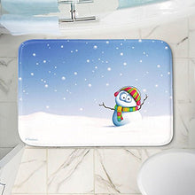 Load image into Gallery viewer, DiaNoche Designs Memory Foam Bath or Kitchen Mats by Tooshtoosh - Snowman, Large 36 x 24 in
