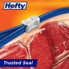Load image into Gallery viewer, Hefty Slider Freezer Bags, Gallon Size, 75 Count
