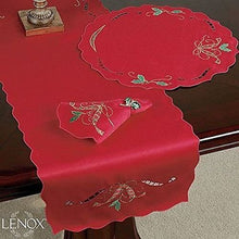 Load image into Gallery viewer, Lenox Holiday Nouveau 90-Inch Runner, Red
