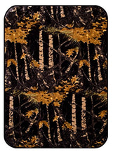 Load image into Gallery viewer, Regal Comfort The Woods Camouflage Polyester Mink Baby Blanket (Black Camo, Crib)
