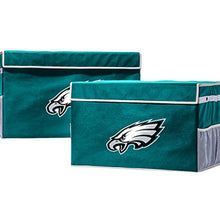 Load image into Gallery viewer, Franklin Sports NFL Philadelphia Eagles Folding Storage Footlocker Bins - Official NFL Team Storage Organizers - Collapsible Containers - Small
