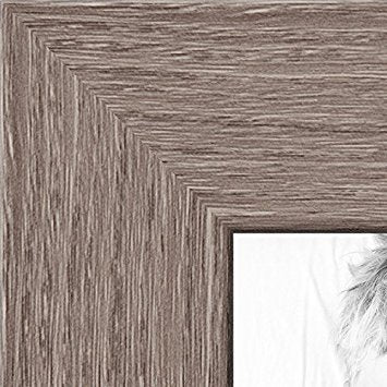 ArtToFrames 4x8 inch  Gray Oak - Barnwood Picture Frame, 2WOM76808-973-4x8
