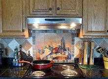 Load image into Gallery viewer, Tile Mural Still-Bottle of Rum by Paul Cezanne - Art Kitchen Bathroom Shower Wall Backsplash Splashback 4x4 4.25&quot; Ceramic, Matte
