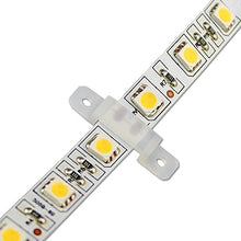 Load image into Gallery viewer, 10mm/0.4 Inches Translucence Soft Silicone Mounting Bracket for LED Strip Lights 50pcs
