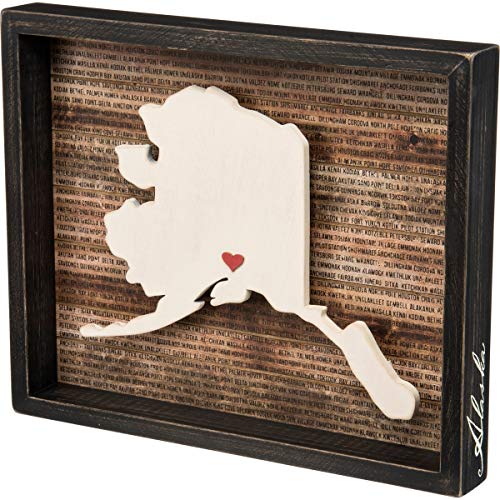 Primitives by Kathy 28225 State Pride Box Sign, 15