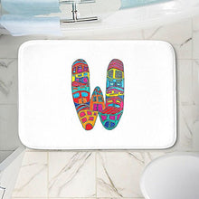 Load image into Gallery viewer, DiaNoche Designs Memory Foam Bath or Kitchen Mats by Dora Ficher - Letter W, Large 36 x 24 in
