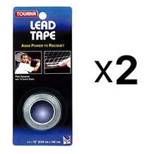 Load image into Gallery viewer, Unique Sports Tourna Racquet Lead Tape  inch x 72 Inches (Pack of 2)
