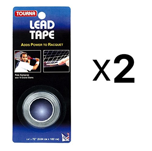 Unique Sports Tourna Racquet Lead Tape  inch x 72 Inches (Pack of 2)