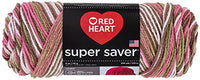Red Heart  Super Saver Economy Yarn, Pink Camo