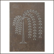 Load image into Gallery viewer, Irvin&#39;s Country Tinware Vertical Willow Panel in Blackened Tin
