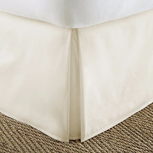 Load image into Gallery viewer, Cameron Luxury Hotel Quality Bed Skirt Dust Ruffle Color Cream Size King
