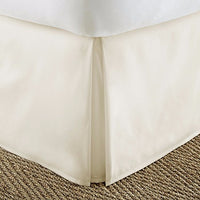 Cameron Luxury Hotel Quality Bed Skirt Dust Ruffle Color Cream Size King