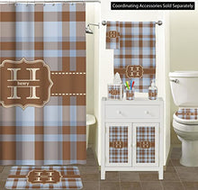 Load image into Gallery viewer, YouCustomizeIt Two Color Plaid Extra Long Shower Curtain - 70&quot;x84&quot; (Personalized)

