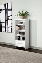 Load image into Gallery viewer, ClosetMaid 1651 Media Storage Tower Bookcase with Drawer, White

