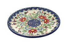 Load image into Gallery viewer, Blue Rose Polish Pottery Jungle Bouquet Dessert Plate
