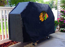 Load image into Gallery viewer, 72&quot; Chicago Blackhawks Grill Cover by Holland Covers
