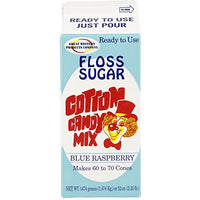 Concession Essentials CE Floss Sugar- Blue Rasp-1ct Cotton Candy Floss Sugar-Blue Raspberry, 4