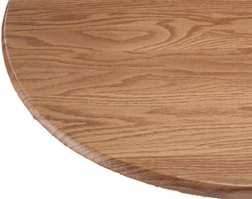Wood Grain Vinyl Elastic Table Cover