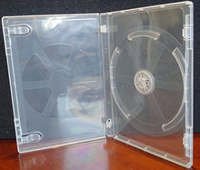 Load image into Gallery viewer, 5 Pk Viva New 14mm DVD Case Super Clear Single Disc Eco-Box Solid Holder
