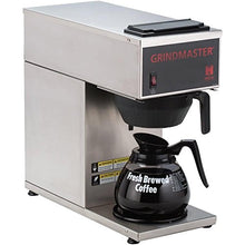 Load image into Gallery viewer, Grindmaster Cecilware CPO-1P-15A Portable Pour Over Coffee Brewer with 1 Bottom Warmer, Stainless Steel
