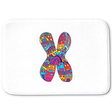 Load image into Gallery viewer, DiaNoche Designs Memory Foam Bath or Kitchen Mats by Dora Ficher - Letter X, Large 36 x 24 in
