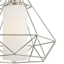 Load image into Gallery viewer, Westinghouse Lighting 6324500 One-Light Indoor Pendant, Brushed Nickel Finish with Frosted Opal Glass
