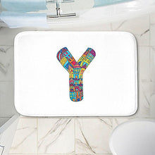 Load image into Gallery viewer, DiaNoche Designs Memory Foam Bath or Kitchen Mats by Dora Ficher - Letter Y, Large 36 x 24 in
