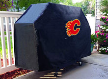 Load image into Gallery viewer, 72&quot; Calgary Flames Grill Cover by Holland Covers

