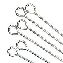 Load image into Gallery viewer, 20cm Pack Of 6 Stainless Steel Flat Sided Skewers
