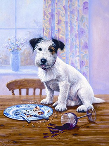 Royal & Langnickel 11 x 15 inch Hungry Hound Pre-Printed Paint by Number Painting Set