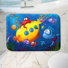 Load image into Gallery viewer, DiaNoche Designs Memory Foam Bath or Kitchen Mats by Tooshtoosh - Sea Life, Large 36 x 24 in
