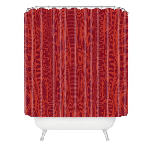 Deny Designs Karen Harris Wavelength Flame Shower Curtain, 69