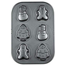 Load image into Gallery viewer, PADERNO - 6 Cup Christmas Style Non Stick Mould
