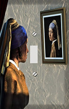 Load image into Gallery viewer, Reflections of a Pearl Earring Switchplate - Switch Plate Cover
