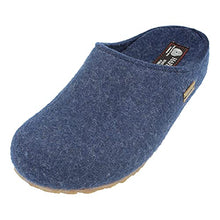 Load image into Gallery viewer, HAFLINGER Men&#39;s Unlined Low House Shoes, Blue Jeans 72, us 7.5
