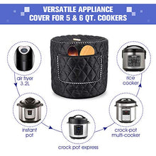 Load image into Gallery viewer, WERSEA Appliance Cover for 6 Quart Instant Pot and Electric Pressure Cooker with Front Pocket for Accessories
