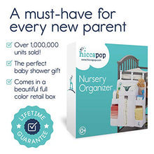 Load image into Gallery viewer, hiccapop Hanging Diaper Organizer for Changing Table and Crib, Diaper Stacker and Crib Organizer | Hanging Diaper Caddy Organizer for Baby Essentials | Nursery Organizer for Cribs
