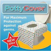 Load image into Gallery viewer, PottyCover Disposable Toilet Seat Covers
