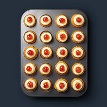 Load image into Gallery viewer, Kitchencraft Masterclass 20-hole Non-stick Mini Bites Tin With Loose Bases,
